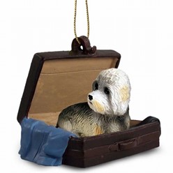 Dandie Dinmont Traveling Companion Ornament