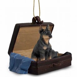 Doberman Traveling Companion Ornament