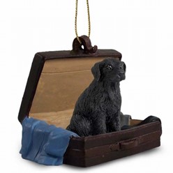 Flat Coated Retriever Traveling Companion Ornament