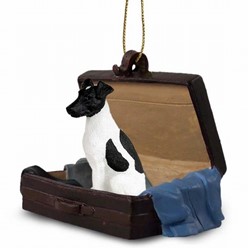 Fox Terrier Traveling Companion Ornament