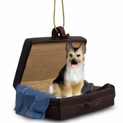 German Shepherd Traveling Companion Ornament