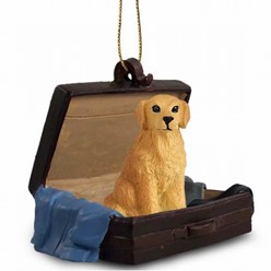 Golden Retriever Traveling Companion Ornament