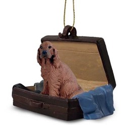 Irish Setter Traveling Companion Ornament