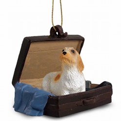Petite Basset Griffon Vendeen Traveling Companion Ornament