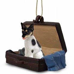 Rat Terrier Traveling Companion Ornament