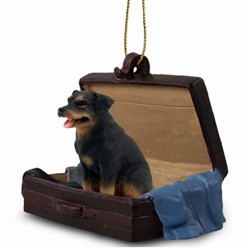 Rottweiler Traveling Companion Ornament