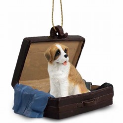 Saint Bernard Traveling Companion Ornament
