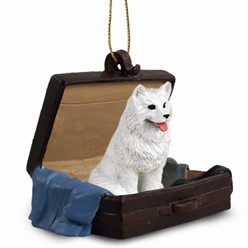 Samoyed Traveling Companion Ornament
