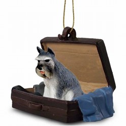 Schnauzer Traveling Companion Ornament