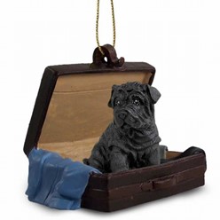 Shar Pei Traveling Companion Ornament