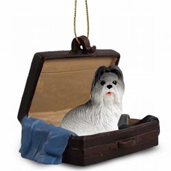 Shih Tzu Traveling Companion Ornament