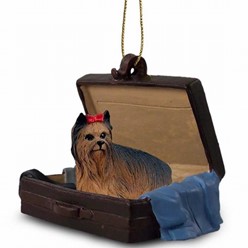 Yorkshire Terrier Traveling Companion Ornament