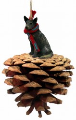 Pine Cone Australian Cattle Dog Dog Christmas Ornament