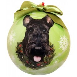 Scottish Terrier Ball Christmas Ornament