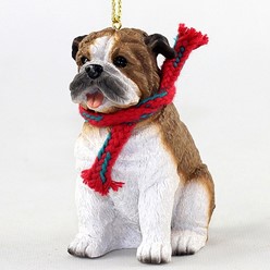 Bulldog Original Dog Christmas Ornament