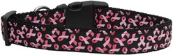 Pink Ribbons Breast Cancer Awareness Collar