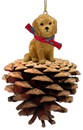 Goldendoodle Pinecone Christmas Ornament