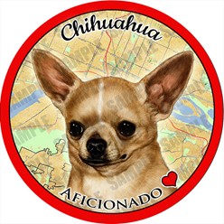 Chihuahua Dog Car Coaster Buddy Fawn