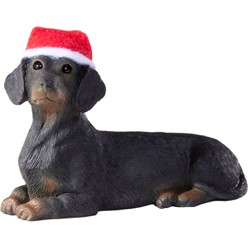 Dachshund Sandicast Dog Christmas Ornament