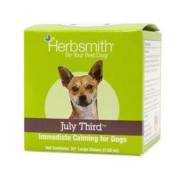 Herbsmith July Third Immediate Calming 30 Count Large Chews