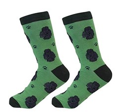 Poodle Black Pet Lover Socks
