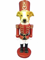 Greyhound Fawn Nutcracker Dog Christmas Ornament