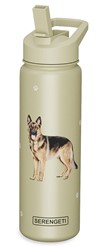 German Shepherd Serengeti Insulated Water Bottle