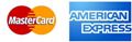 MasterCard and American Express Logos
