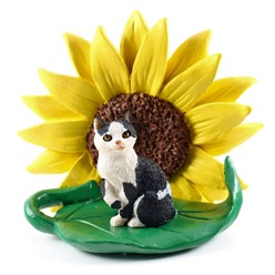 Cat Sunflower Figurines