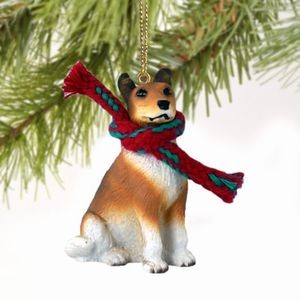 Raining Cats and Dogs | Collie Christmas Ornament