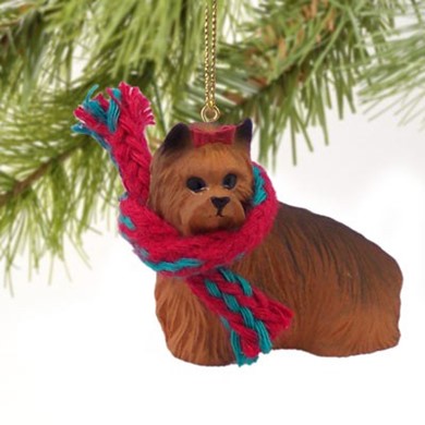 Raining Cats and Dogs | Yorkshire Terrier Christmas Ornament