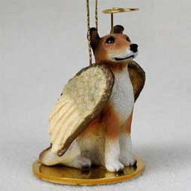 Raining Cats and Dogs | Collie Dog Angel Ornament