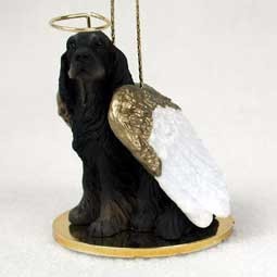 Raining Cats and Dogs | Gordon Setter Angel Ornament