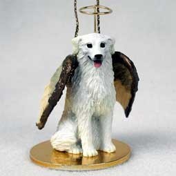 Raining Cats and Dogs | Kuvasz Angel Ornament