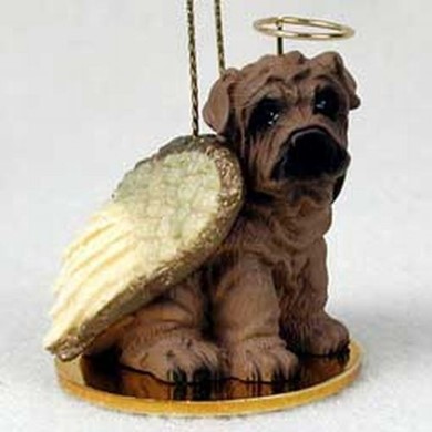 Raining Cats and Dogs | Shar-Pei Dog Angel Ornament