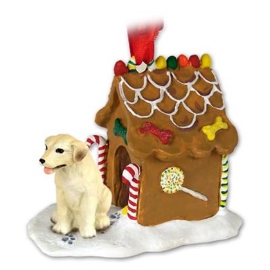 Raining Cats and Dogs | Labrador Retriever Gingerbread Christmas Ornament