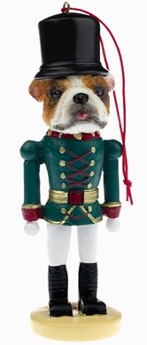 Raining Cats and Dogs | Bulldog Nutcracker Christmas Ornament