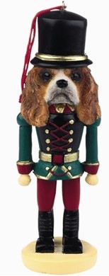 Raining Cats and Dogs | Cavalier King Charles Nutcracker Dog Christmas Ornament