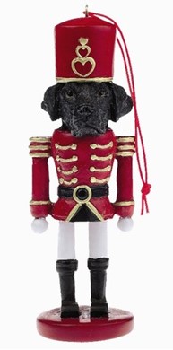 Raining Cats and Dogs | Labrador Retriever Black Nutcracker Christmas Ornament