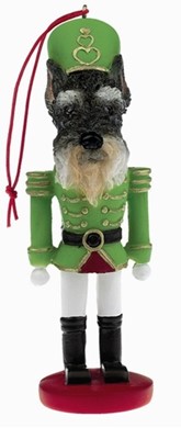 Raining Cats and Dogs | Schnauzer Nutcracker Dog Christmas Ornament