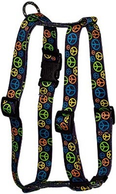 Raining Cats and Dogs | Neon Peace Signs Harness