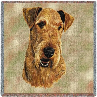 Raining Cats and Dogs | Airedale Terrier Throw