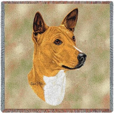 Raining Cats and Dogs | Basenji Throw