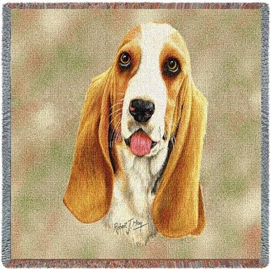 Raining Cats and Dogs | Basset Hound Throw