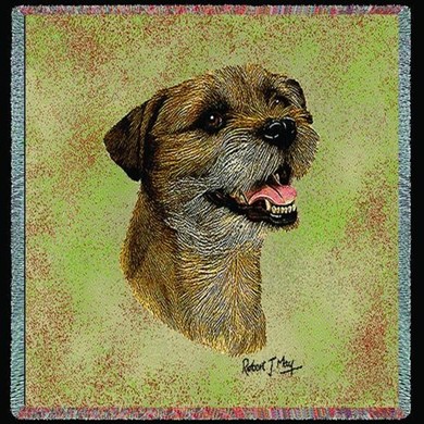 Raining Cats and Dogs | Border Terrier Throw