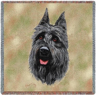 Raining Cats and Dogs | Bouvier des Flandres Throw
