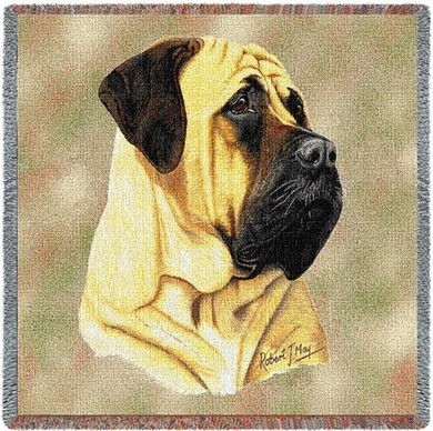 Raining Cats and Dogs | Bullmastiff Throw