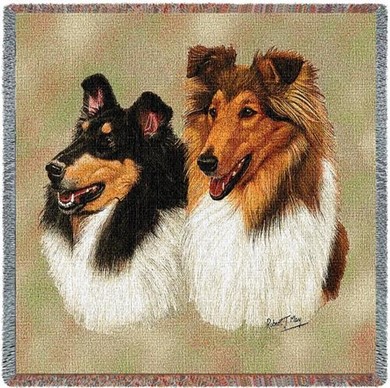 Raining Cats and Dogs | Collies Throw