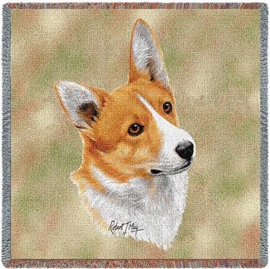 Raining Cats and Dogs | Welsh Corgi Pembroke Throw