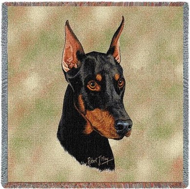 Raining Cats and Dogs | Doberman Throw